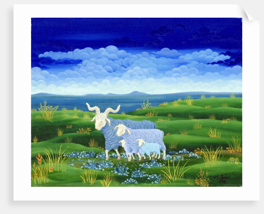 Journey in the Blue, 1998 by Magdolna Ban
