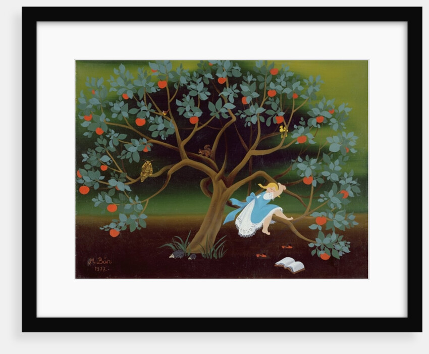 Little Girl on the Tree of Dreams by Magdolna Ban