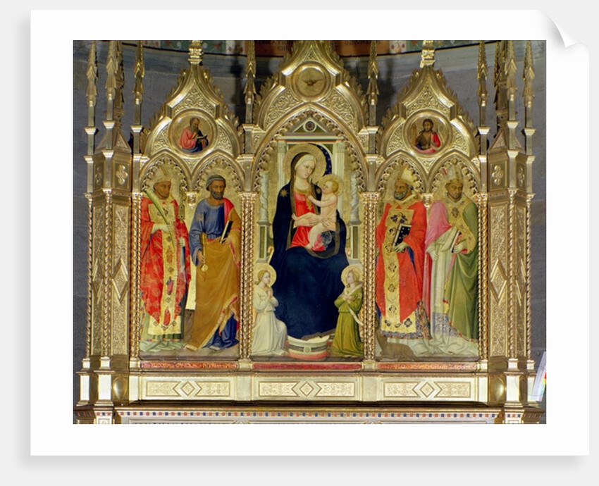 Madonna and Child with Saints by Bicci di Lorenzo