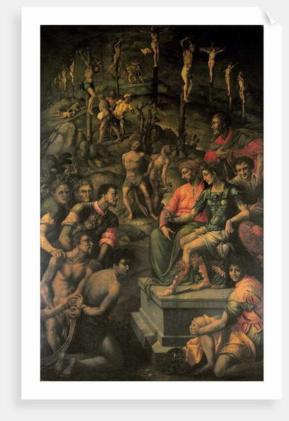 The Ten Thousand Martyrs by Francesco Ubertini Il Bacchiacca