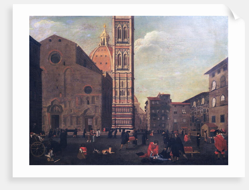 The Plague in Florence in 1630 by Baccio del