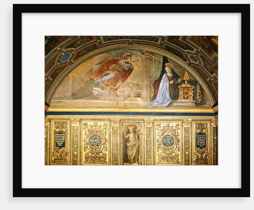 The Annunciation by Domenico (1449-94) Ghirlandaio