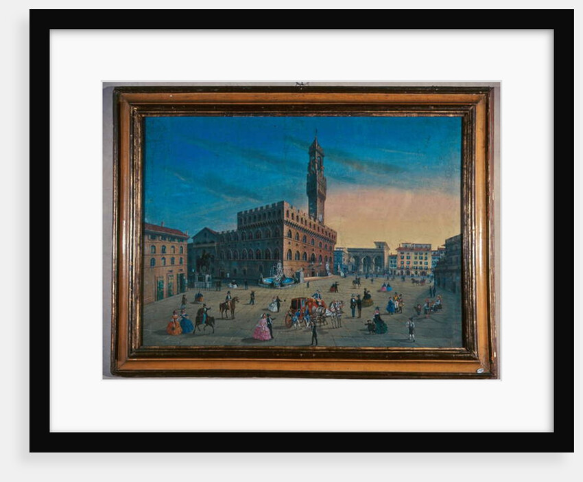 Palazzo Vecchio in the Piazza della Signoria, Florence by Italian School
