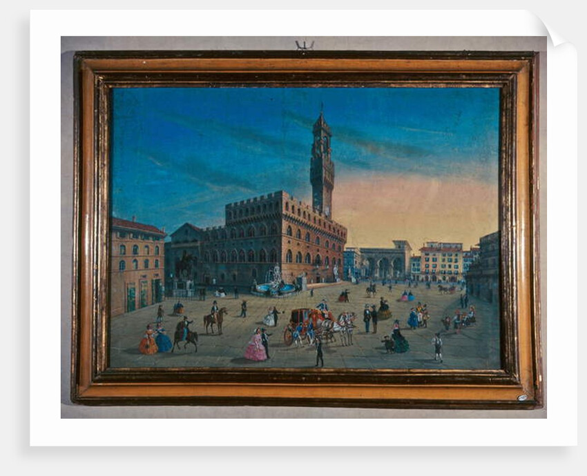 Palazzo Vecchio in the Piazza della Signoria, Florence by Italian School