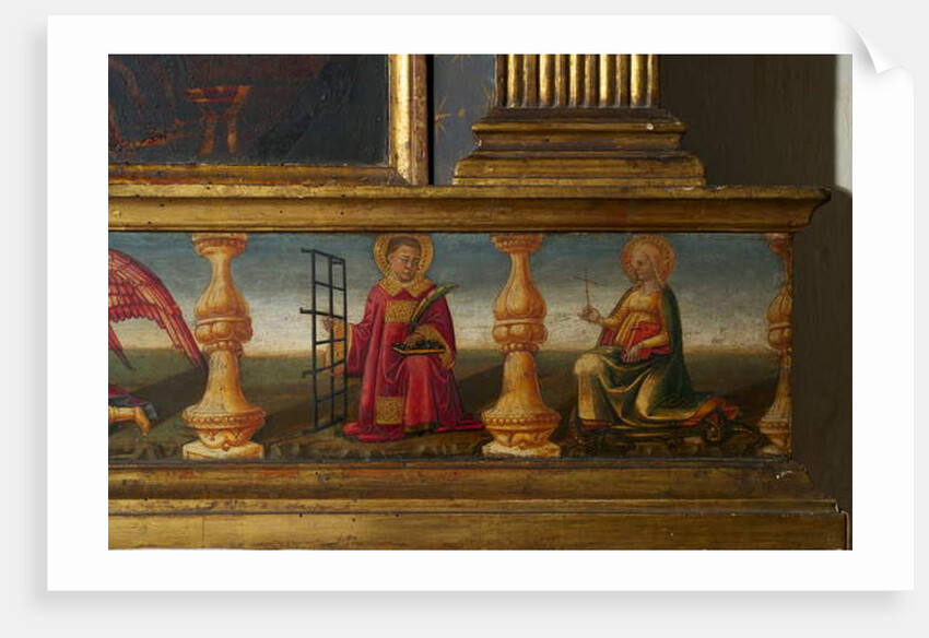 Detail from Coronation of the Virgin by Neri di Bicci