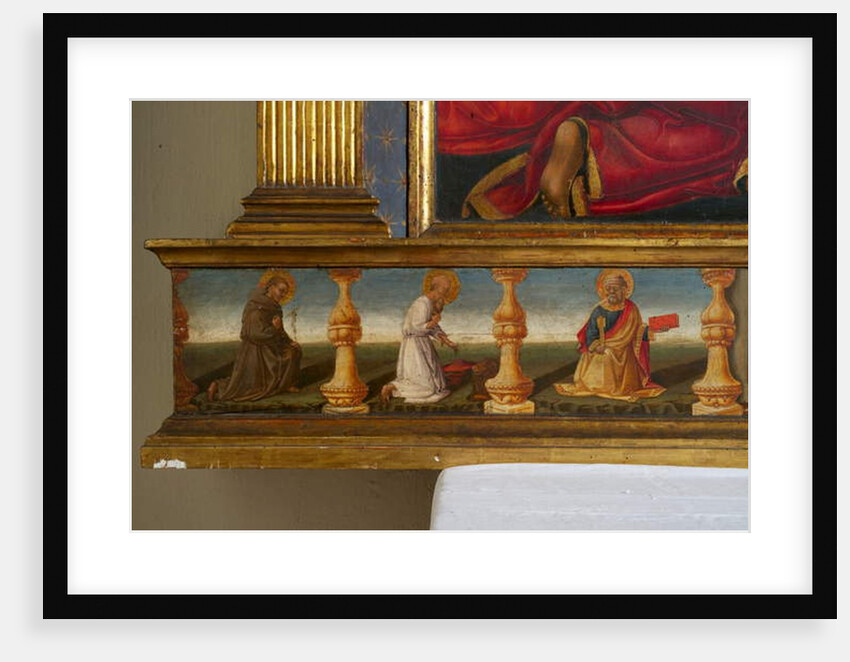 Detail from Coronation of the Virgin by Neri di Bicci