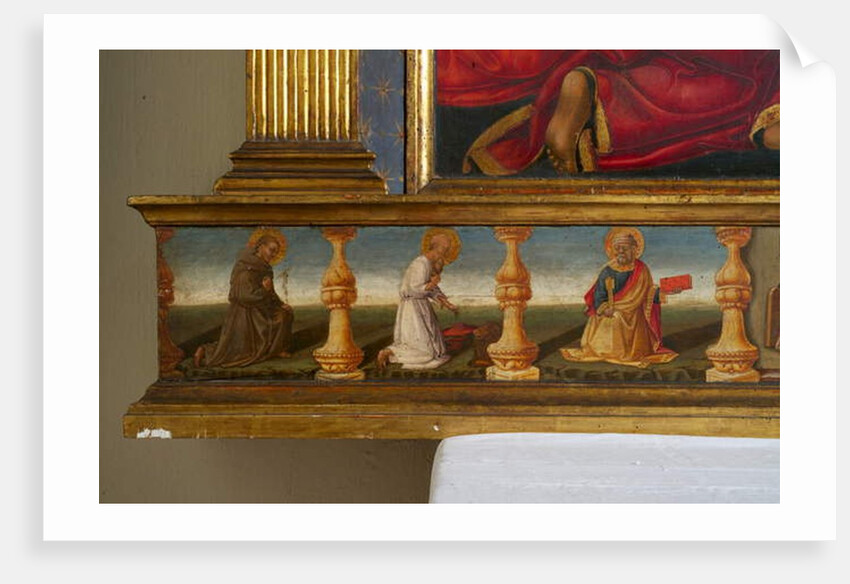 Detail from Coronation of the Virgin by Neri di Bicci