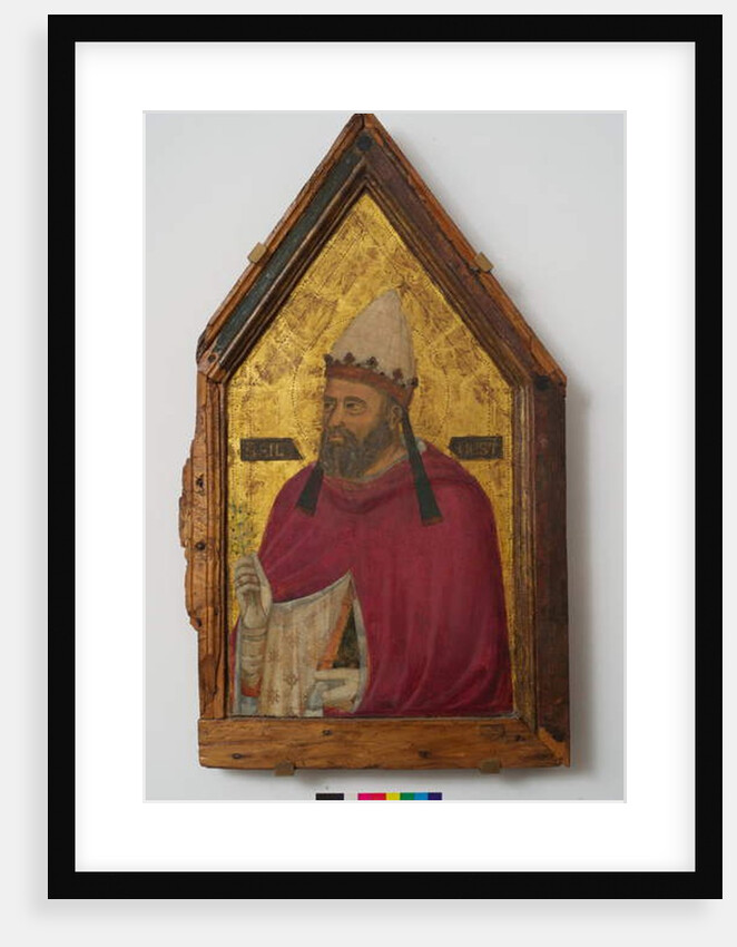 Saint Silvester by Pacino di Buonaguida