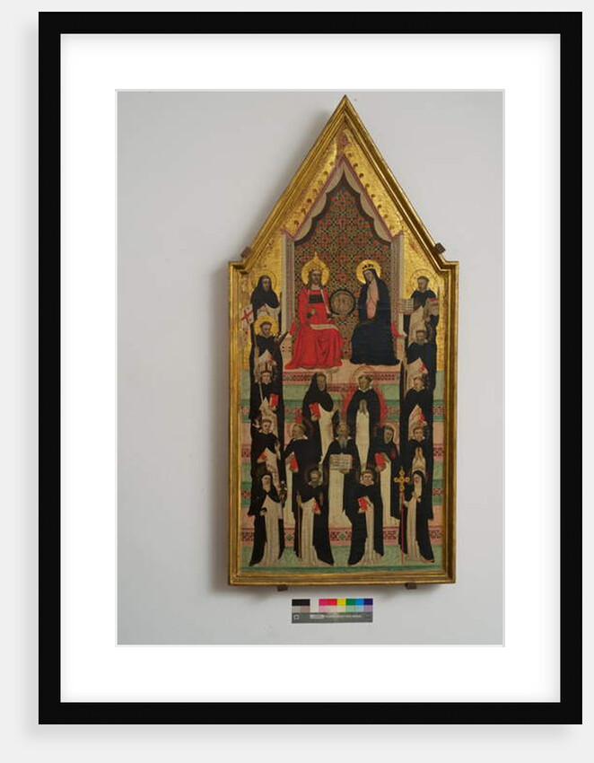 The Virgin, Christ and 17 Saints by Master of the Dominican Effigies