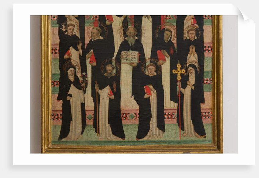 Detail of the Virgin, Christ and 17 Saints by Master of the Dominican Effigies