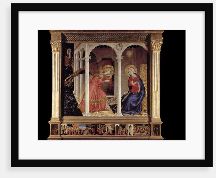 The Annunciation - Pala de Cortone, 1433 by Fra (c.1387-1455) Angelico