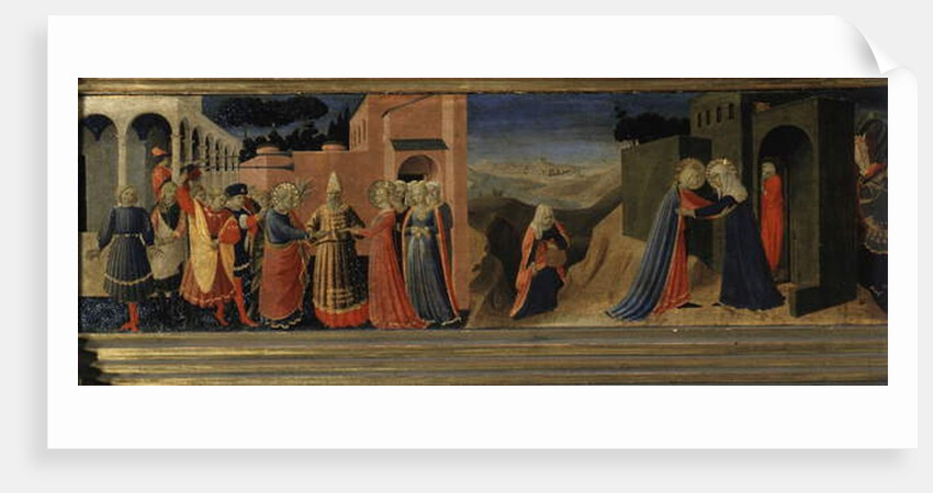 Predella of the the Annunciation by Fra Angelico