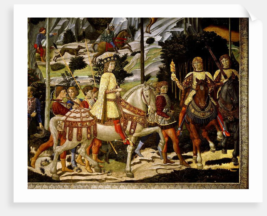 The travel of the Magi kings by Benozzo di Lese di Sandro Gozzoli