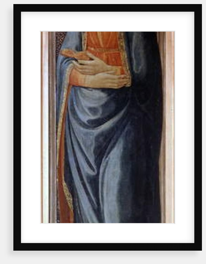 Prédelle of the Annunciation representing the Virgin by Jacopo del Sellaio
