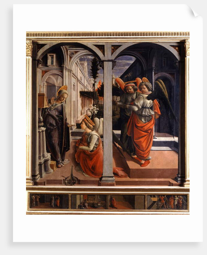 The Annunciation, 1440 by Fra Filippo Lippi