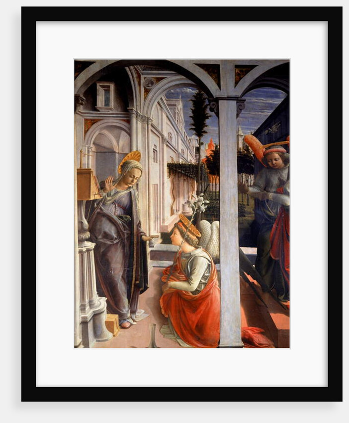 The Aunnunciation 1440 by Fra Filippo Lippi