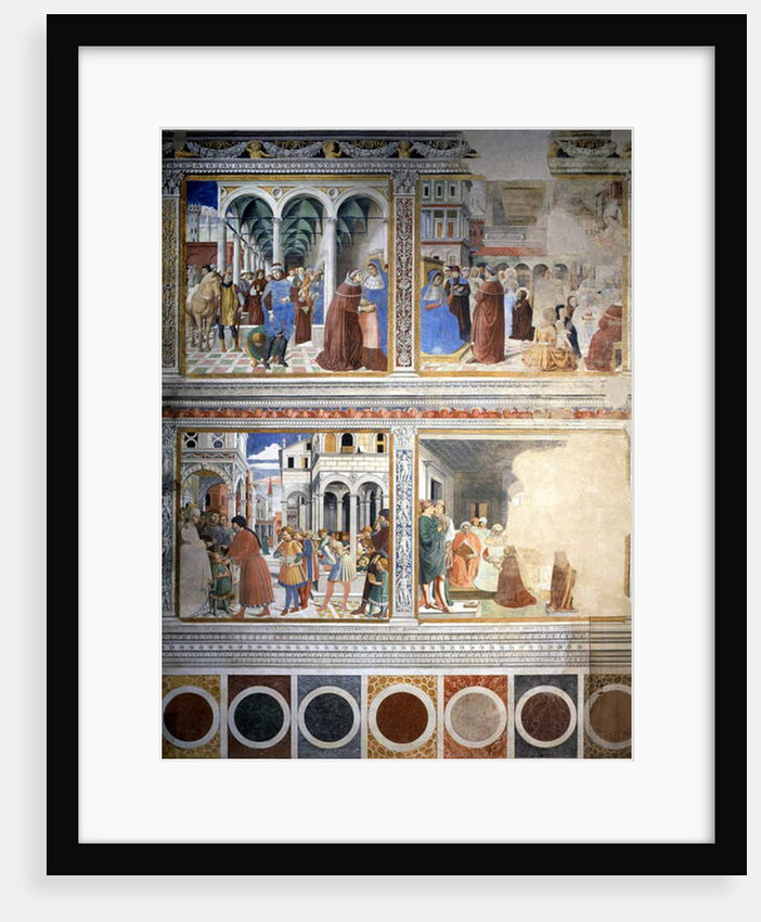 Fresco about Augustine's life - 1464-1465 by Benozzo di Lese di Sandro Gozzoli