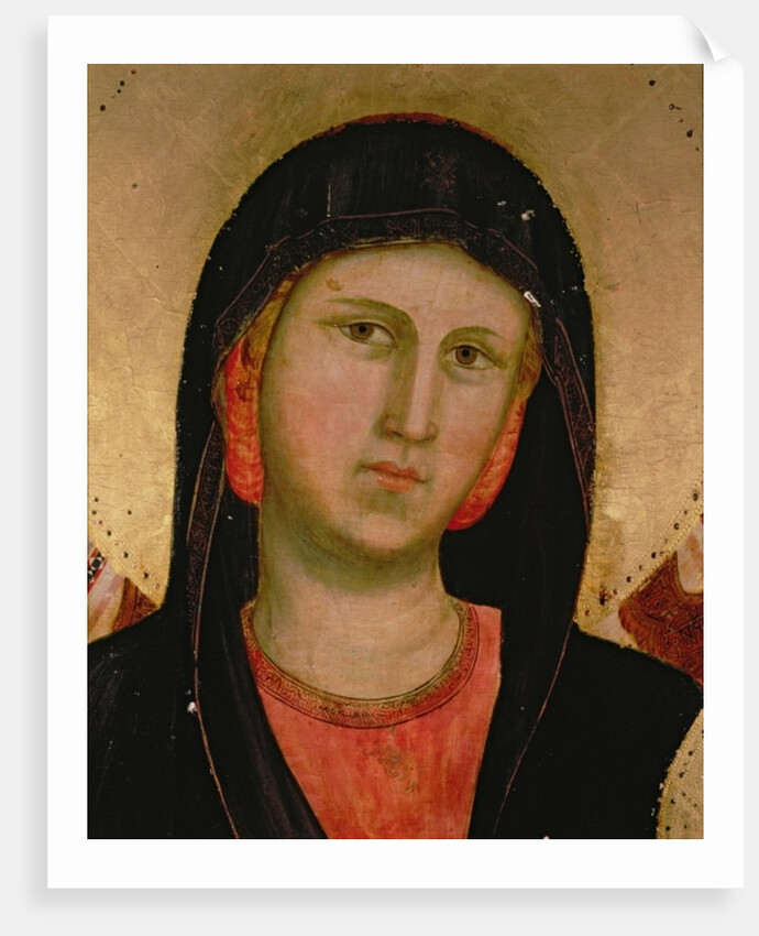 Madonna, from Madonna and Child Enthroned by Giotto (c.1266-1337)
