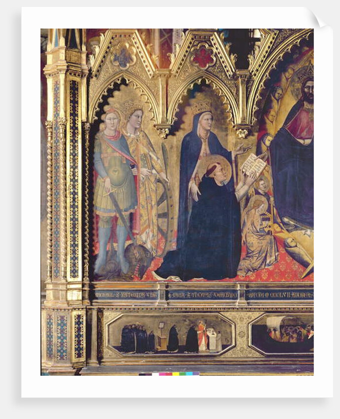 The Strozzi Altarpiece, 1357 by Andrea di Cione Orcagna