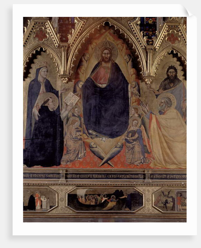 The Strozzi Altarpiece, 1357 by Andrea di Cione Orcagna
