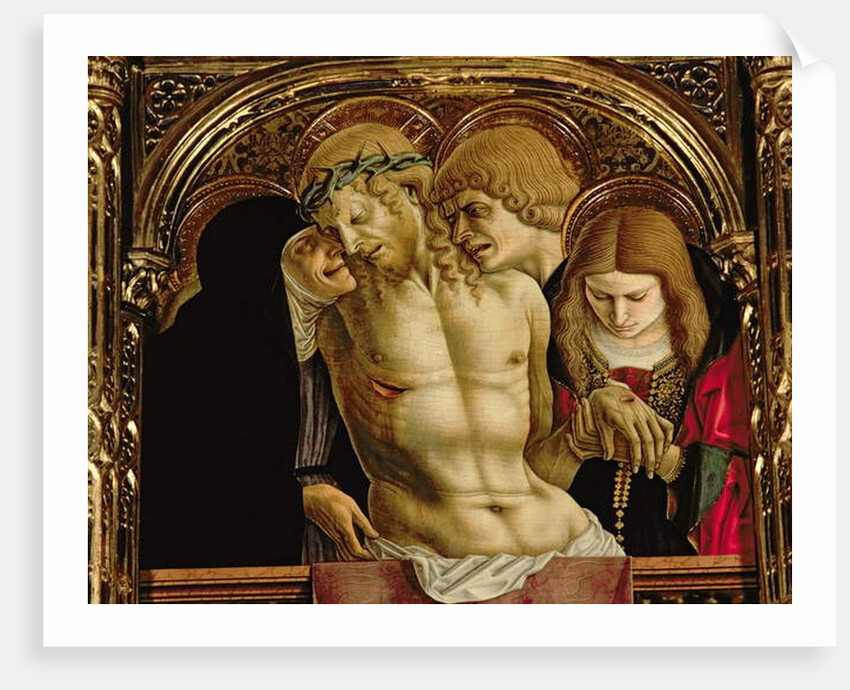 Lamentation of the Dead Christ by Carlo Crivelli