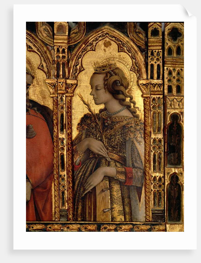 St. Catherine of Alexandria by Carlo Crivelli
