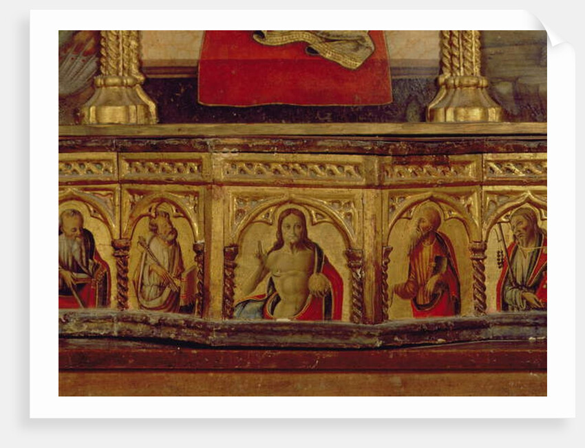 Christ with St. Peter and St. Paul by Carlo Crivelli