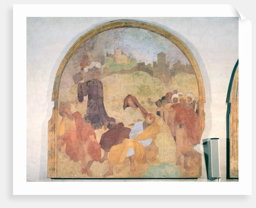 Christ in the Garden, lunette from the fresco cycle of the Passion, 1523-6 by Jacopo Pontormo