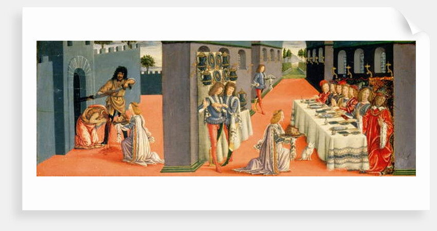 Scenes from the Martyrdom of St. John the Baptist by Francesco & Raffaello (1477-c.1520) Botticini