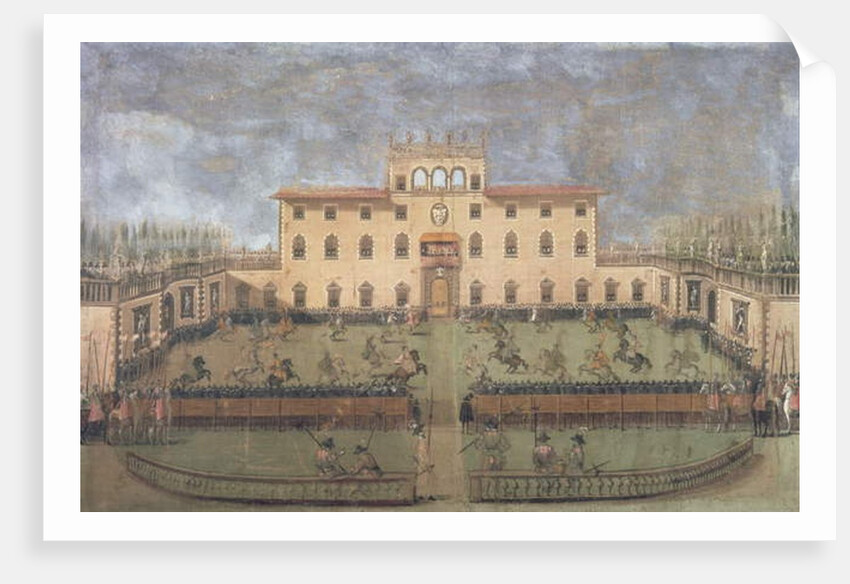 Joust at the Imperial Villa of Poggio a Caiano by Italian School