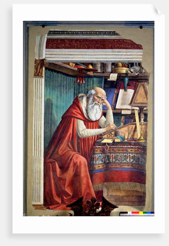 St. Jerome in his Study, 1480 by Domenico Ghirlandaio
