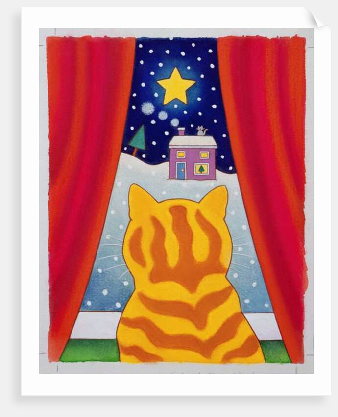 Cat at the Window by Cathy Baxter