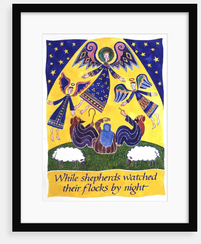 While Shepherds Watched Their Flocks by Night by Cathy Baxter