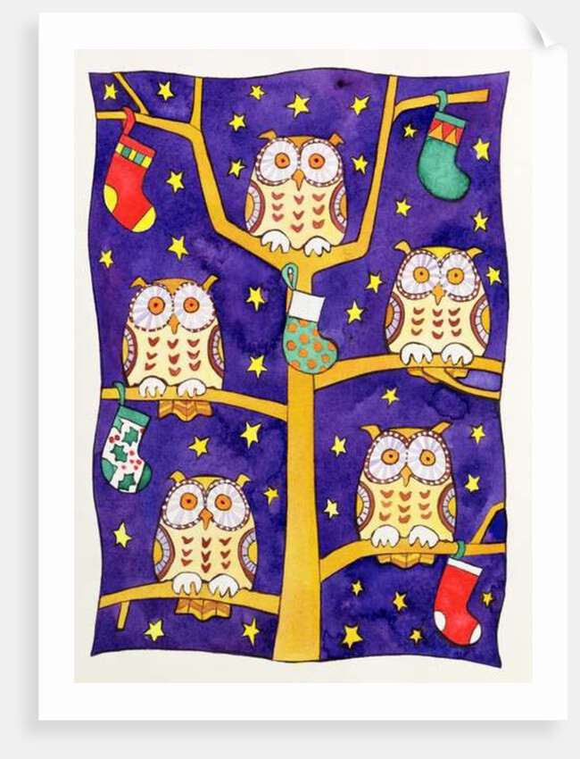 Five Wise Owls by Cathy Baxter