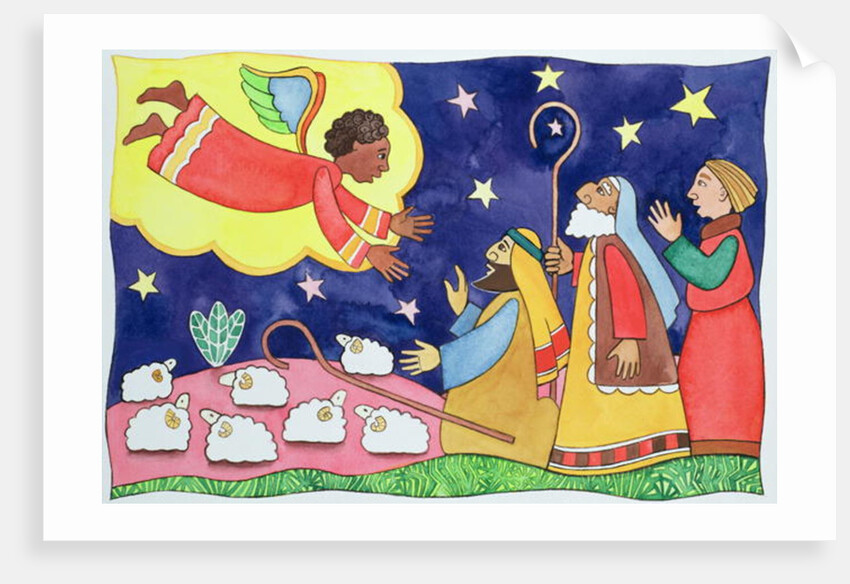 Annunciation to the Shepherds by Cathy Baxter