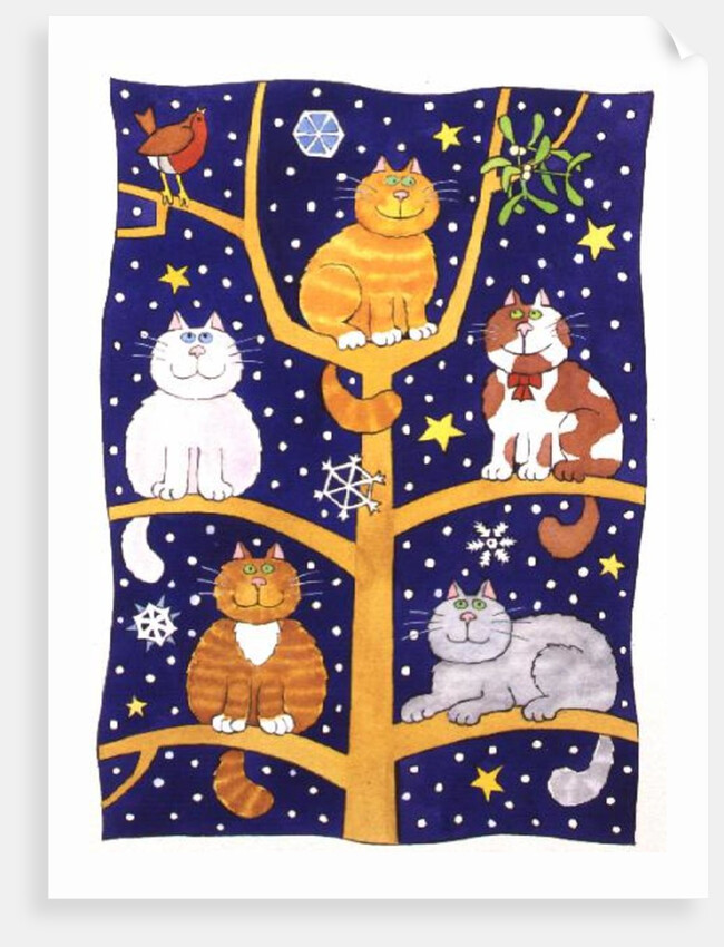 Five Christmas Cats by Cathy Baxter
