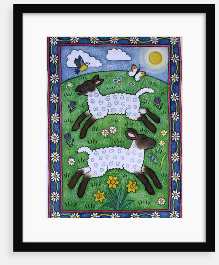 Bouncy Lambs, 1997 by Cathy Baxter