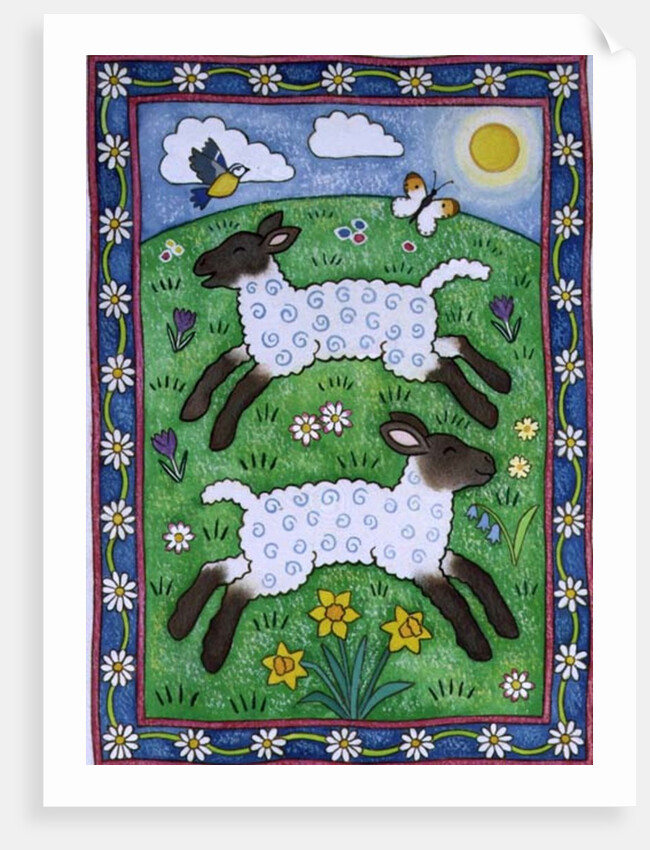 Bouncy Lambs, 1997 by Cathy Baxter