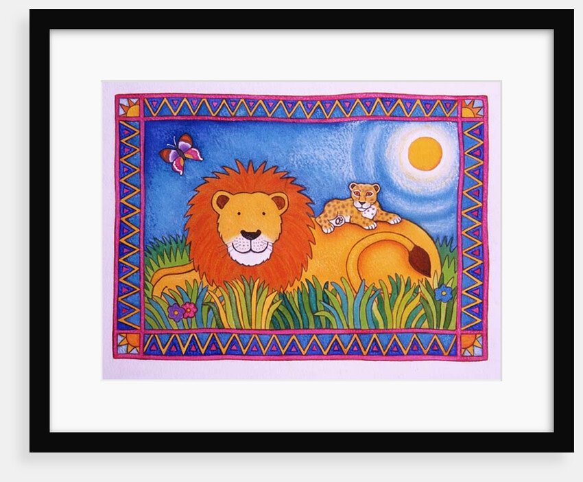 Lion in the Sun, 1997 by Cathy Baxter