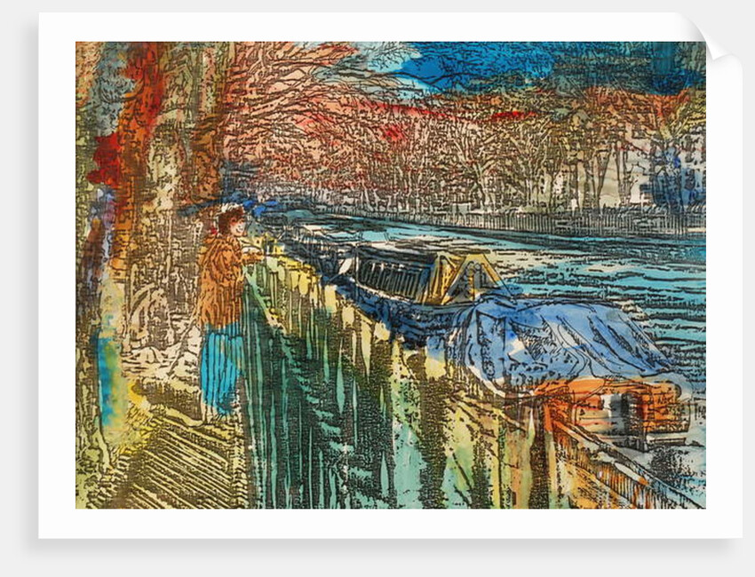 Girl at Little Venice by Brenda Brin Booker