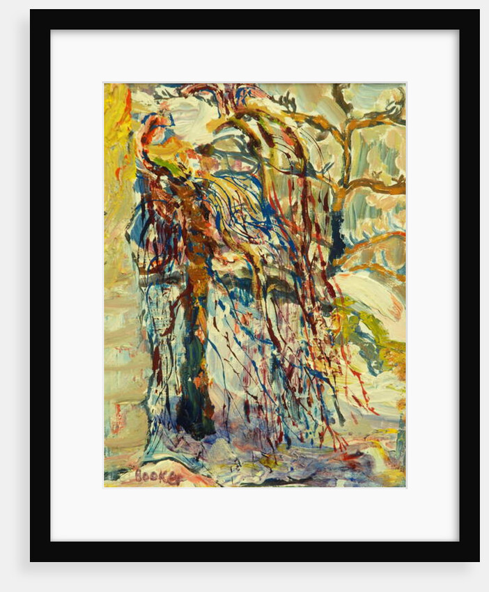 Willow tree in the snow by Brenda Brin Booker