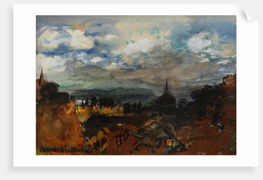 St Paul's from Hampstead Heath by Brenda Brin Booker