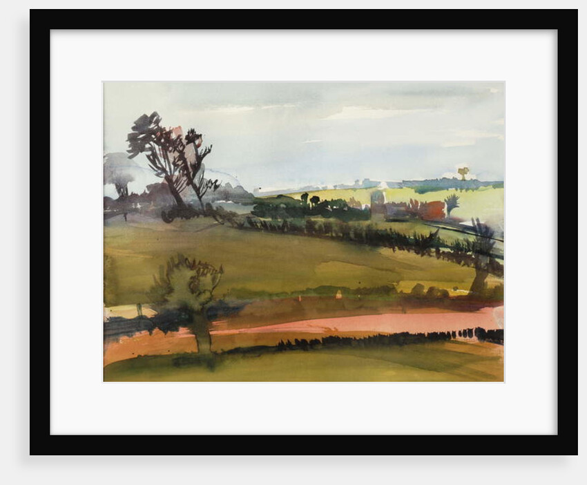 The Farm Road, 1981 by Brenda Brin Booker