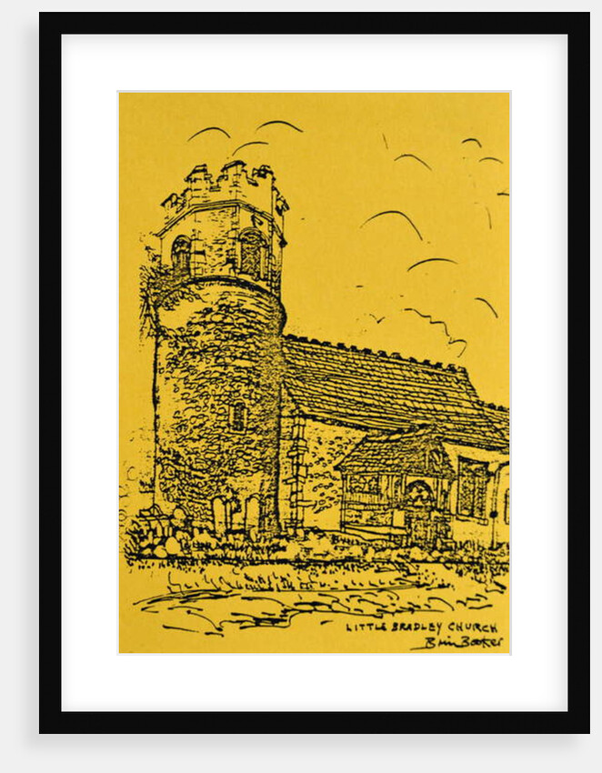 Little Bradley Church, Suffolk by Brenda Brin Booker