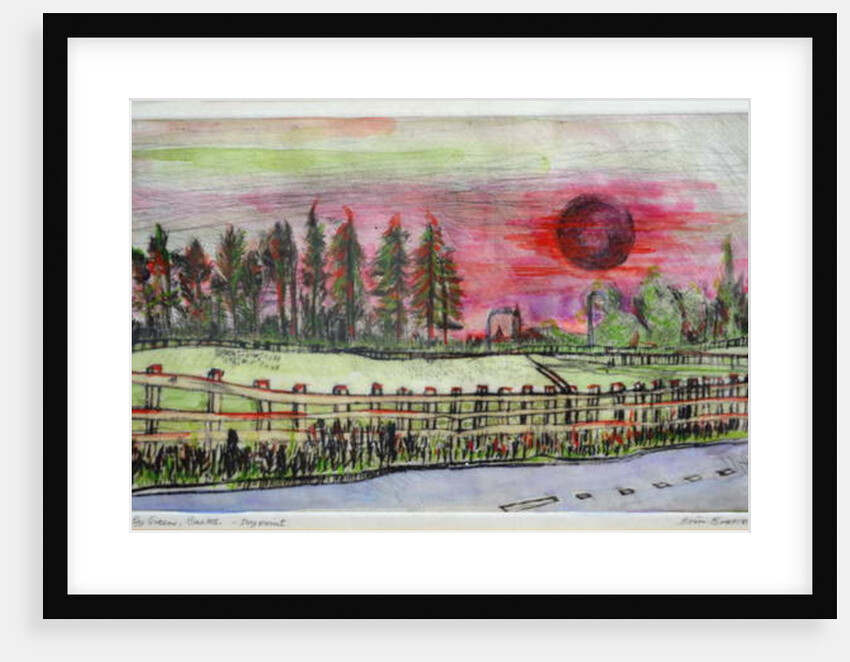 Sunset, Hedgerley Green by Brenda Brin Booker