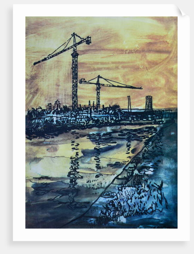 Cranes by the Canal by Brenda Brin Booker