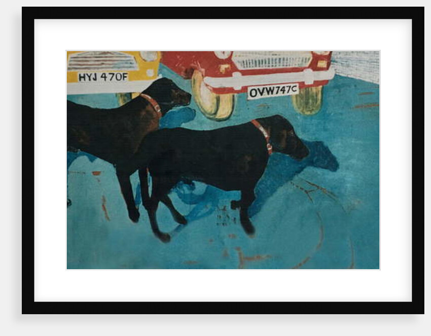 Rex at the Used Car Lot, with Friend by Brenda Brin Booker