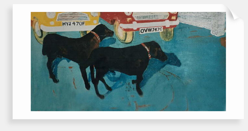 Rex at the Used Car Lot, with Friend by Brenda Brin Booker