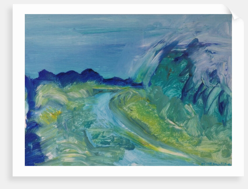 Blue River Landscape I, 1988 by Brenda Brin Booker