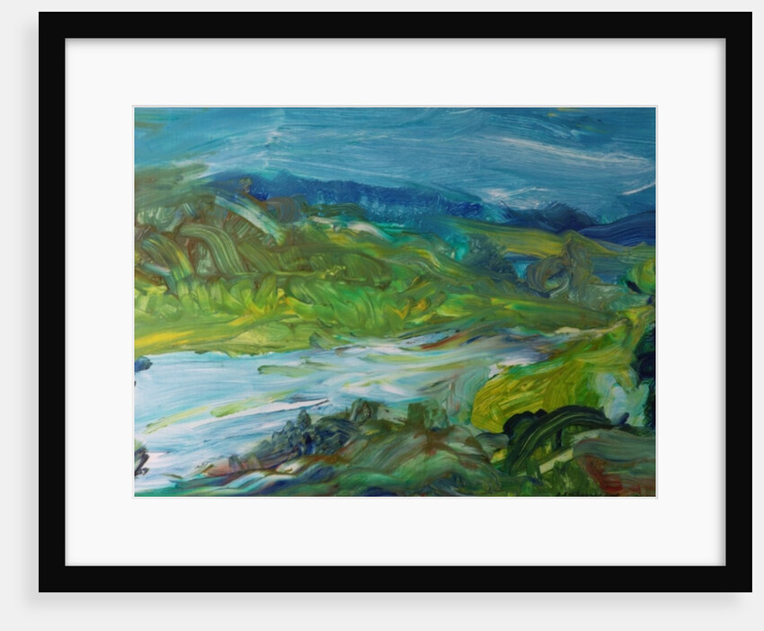 Blue River Landscape II, 1988 by Brenda Brin Booker